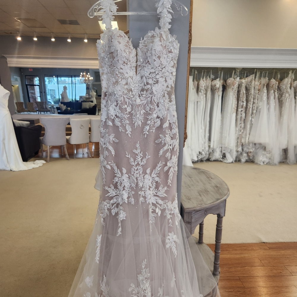 OLENKA - Blue by Enzoani -Elegant Lace Wedding Dress